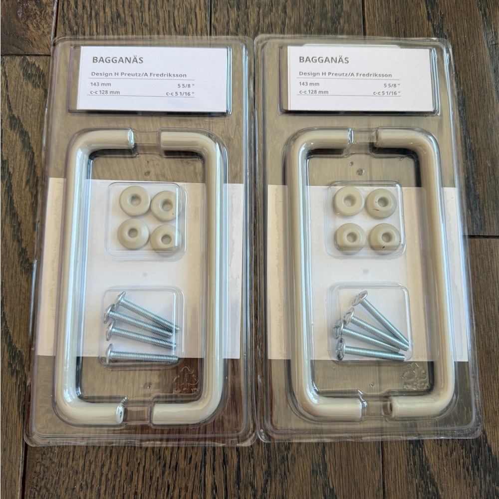 New IKEA BAGGANÄSHandle, beige, 5 5/8 " Beige 4pack 805.880.01 Kitchen Cabinets